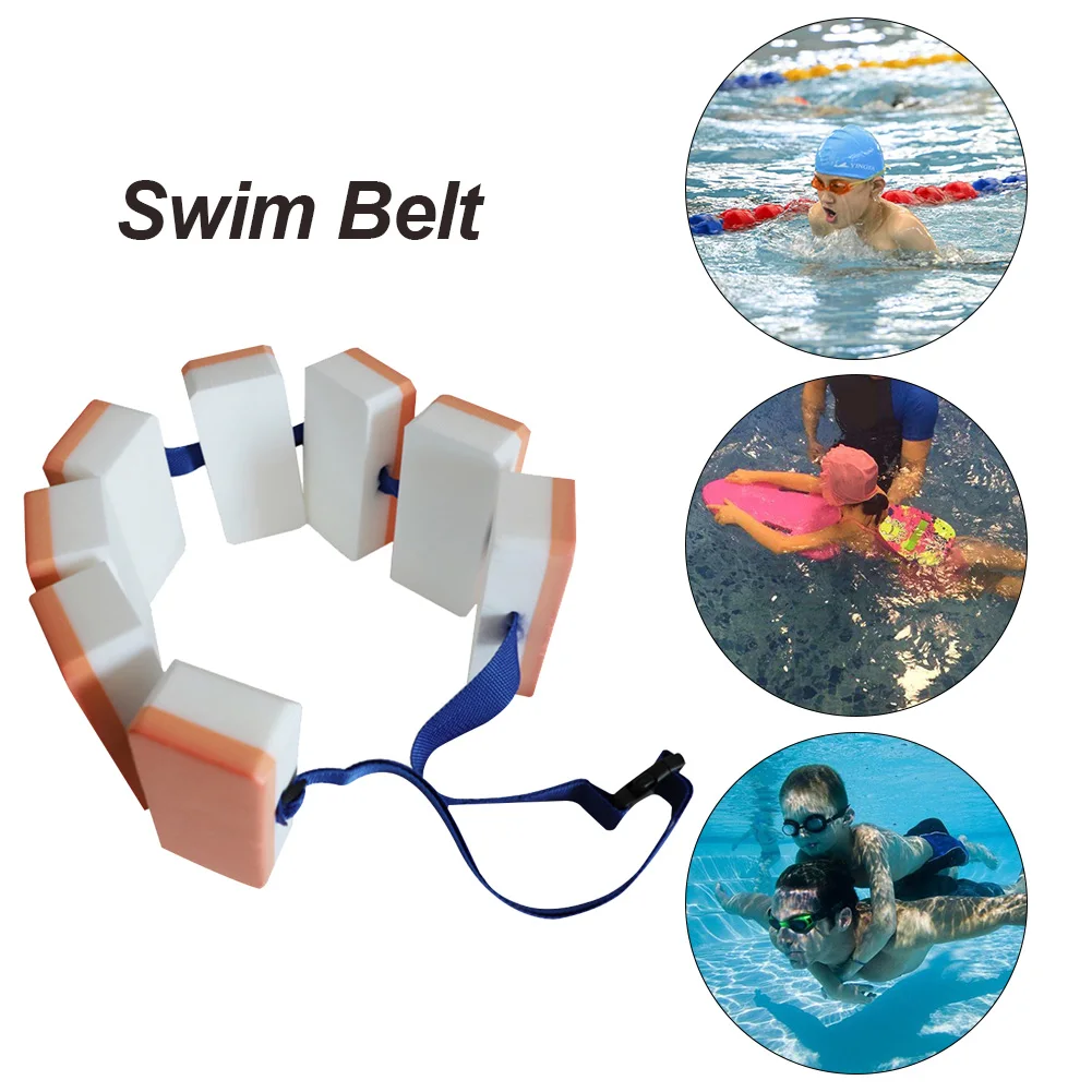 

Swim Belt With 6 Foams Buoyancy Strap Lightweight Children Swim Helper For Water Running Flotation Jog Aerobics Exercise