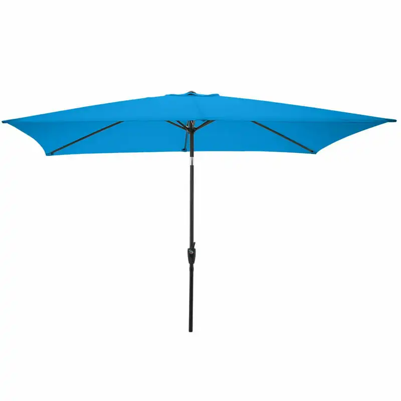 

10ft Rectangular Patio Umbrella, Red