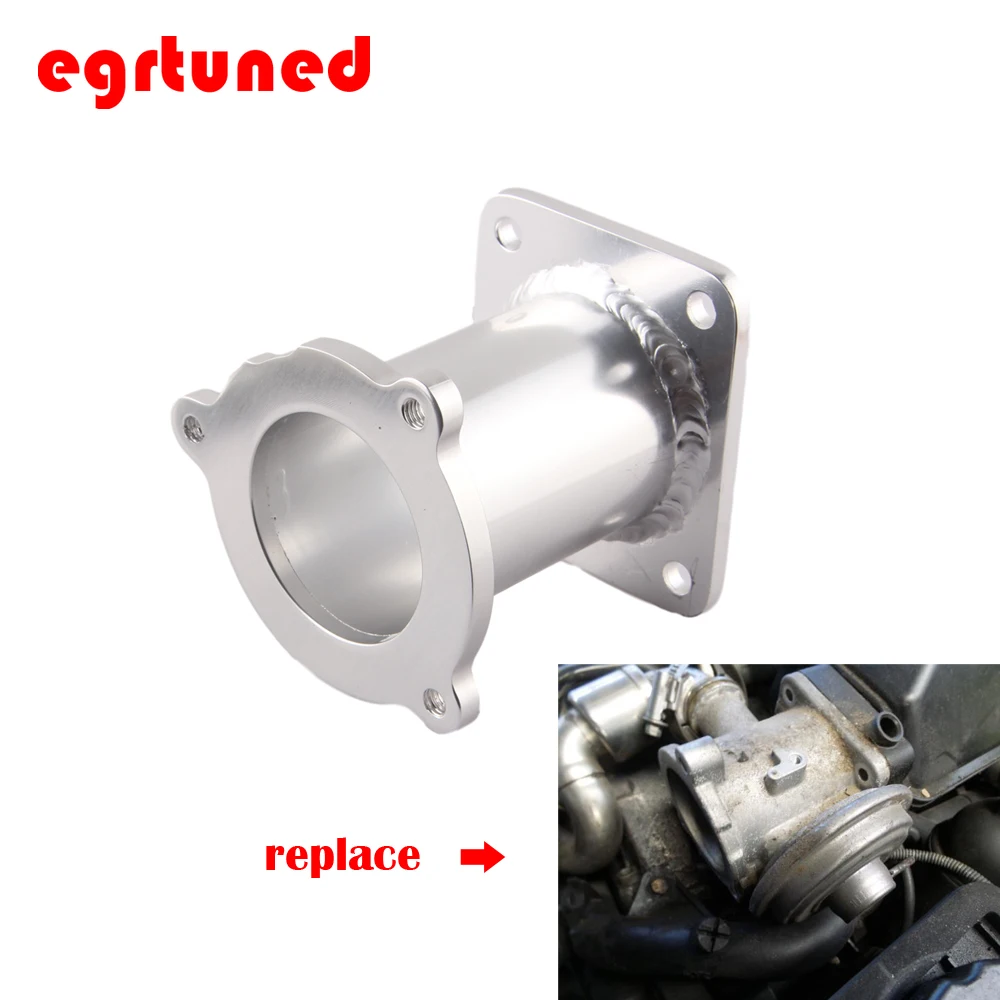 

FREE SHIPPING Aluminum EGR BLANKING BYPASS for bmw 5 series E60 E61 E61N 520i 525d 530d 535d remove egr delete kits