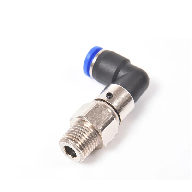 500 об/мин/1000 об/мин высокоскоростной вращающийся шарнирный локоть L для шланга OD 4