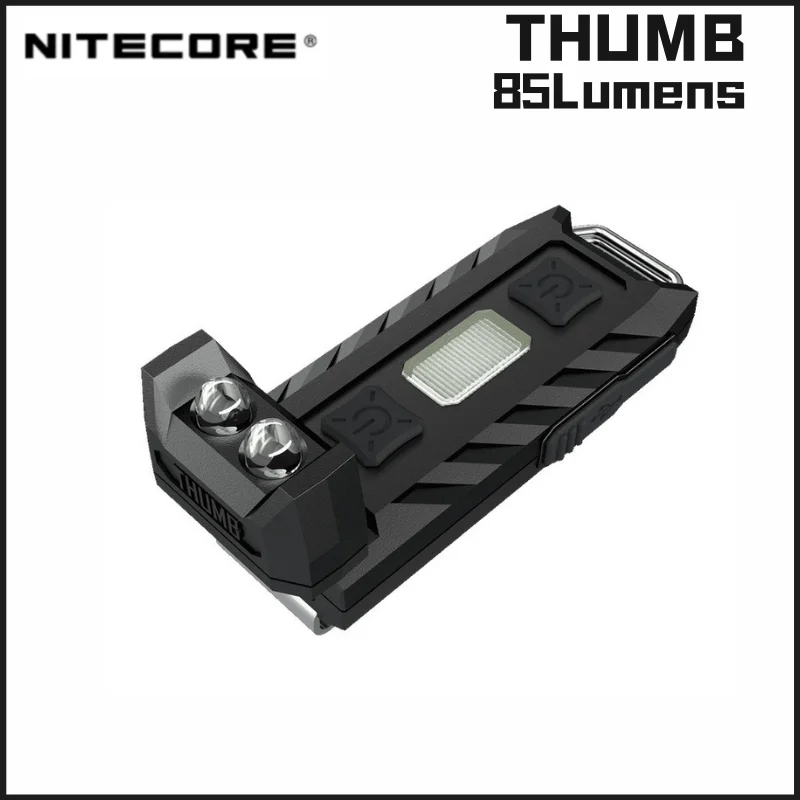 

NITECORE THUMB Mini Led Flashlight Rechargeable High-performance LED Dual light Source Thumb Corner Worklight Keychain Light