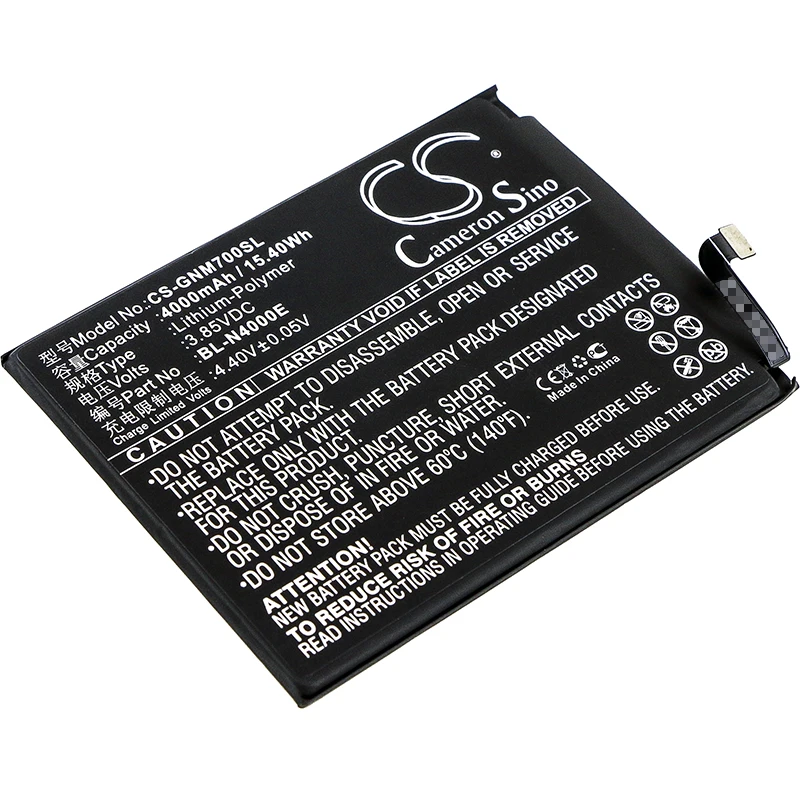 

CS 4000mAh / 15.40Wh battery for GIONEE M7, M7L BL-N4000E