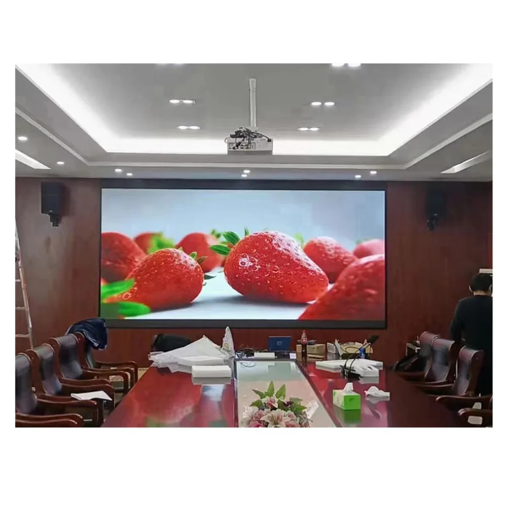 Cheap indoor P2.5 160x160mm 64x64 pixels 1/32 Scan RGB full color SMD2121 LED display screen panel in Chinese manufacturers |
