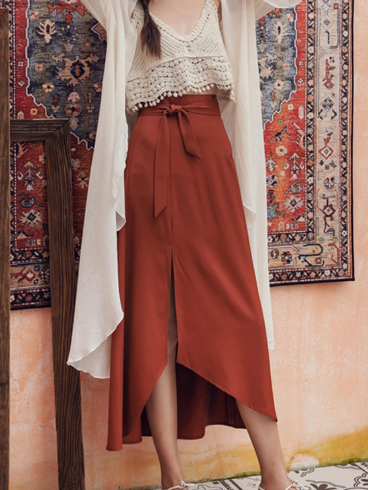 

Dresses for Women 2023 Summer New Skirt Korean Fashion A-line Skirt Office Streetwear Vintage Long Skirts Fashion Versatile