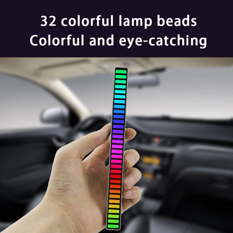 Звукосниматель со светодиодной подсветильник кой ночник с USB RGB активация