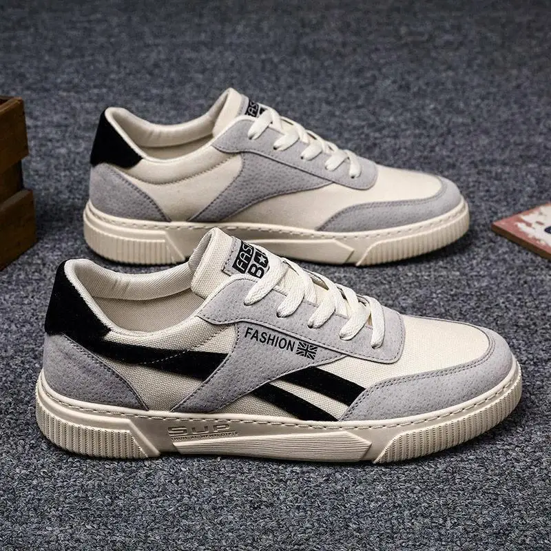 

2022 New Canvas Shoes Low Top Sneakers Men's Breathable Casual Sneakers Men's Flat Walking Shoes Chaussures Pour Hommes