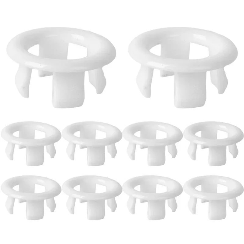 

1/20 шт. пластиковая ванная комната, кухонная раковина, крышка для перелива, кольцо, сменная вставка, хромированное отверстие, круглые сливные колпачки, заглушка для раковины