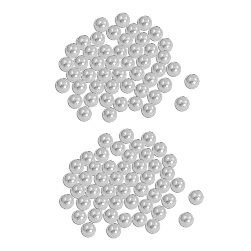 

100 Pcs Replacing Parts 7Mm Diameter Bike Bicyle Steel Ball Bearing