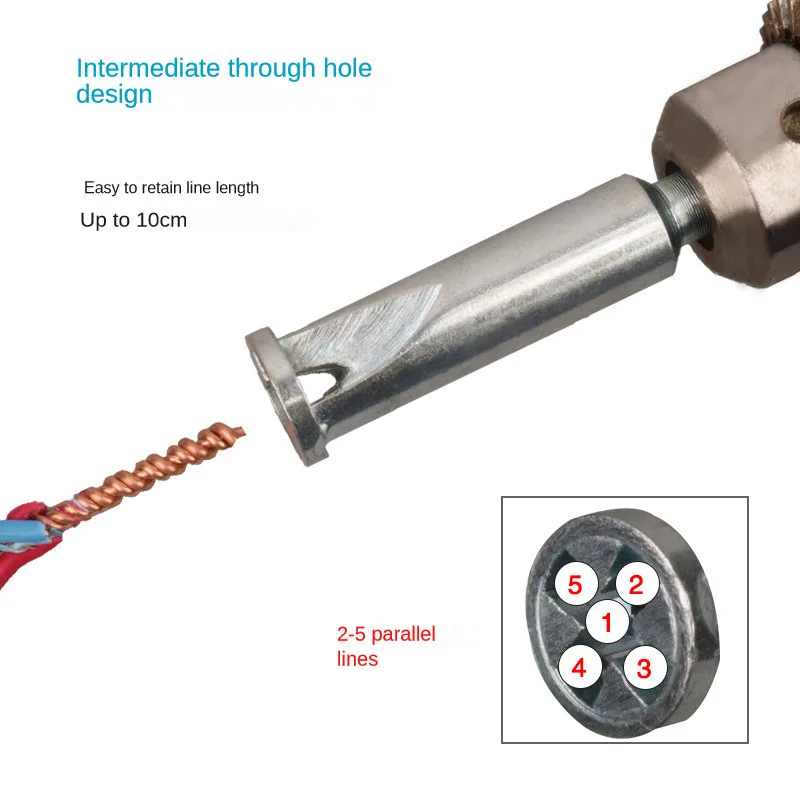 

Wire Stranding Tool Electrician Strander Quick Connector Electric Drill Driver Stranding Tool Stripper And Universal Paralleler