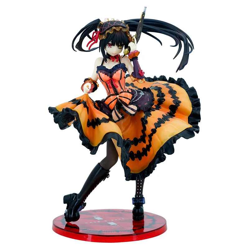

22cm Date A Live Mayuri Judgment Kurumi Tokisaki Figurine Toys For Children Anime Action Figures Model