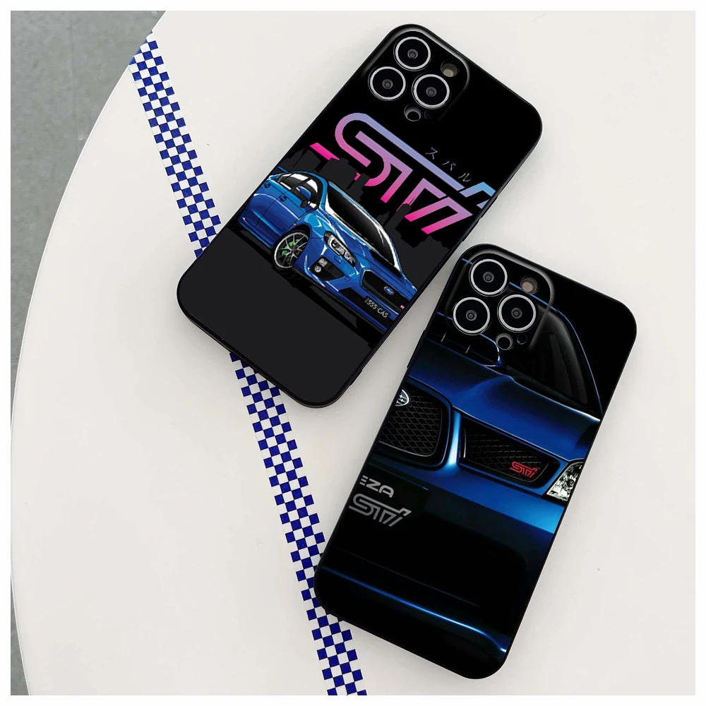 

2023 NEW Phone Case for IPhone 13 Mini 11 12 Pro XR XS MAX 8 X 7 Se Plus 13 Pro 14 jdm Subaru WRX Sti Logo Covers