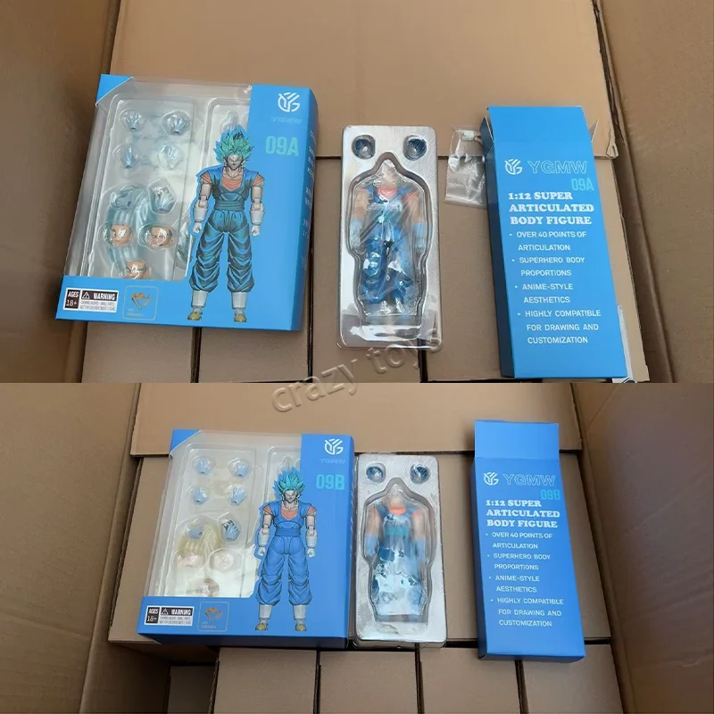 В наличии: Ygmw Studio Octoys Dragon Ball Ultra Blue Vegetto 09A 09B NYCC, коллекционная фигурка с цветовой сопоставкой, модель аниме-персонажа (art.: 3920da11423dd) - 3920da11423dd