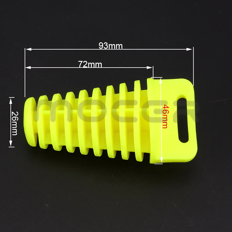 Глушитель для мотоцикла глушитель мытья защита мойки труб грязи ямы ATV