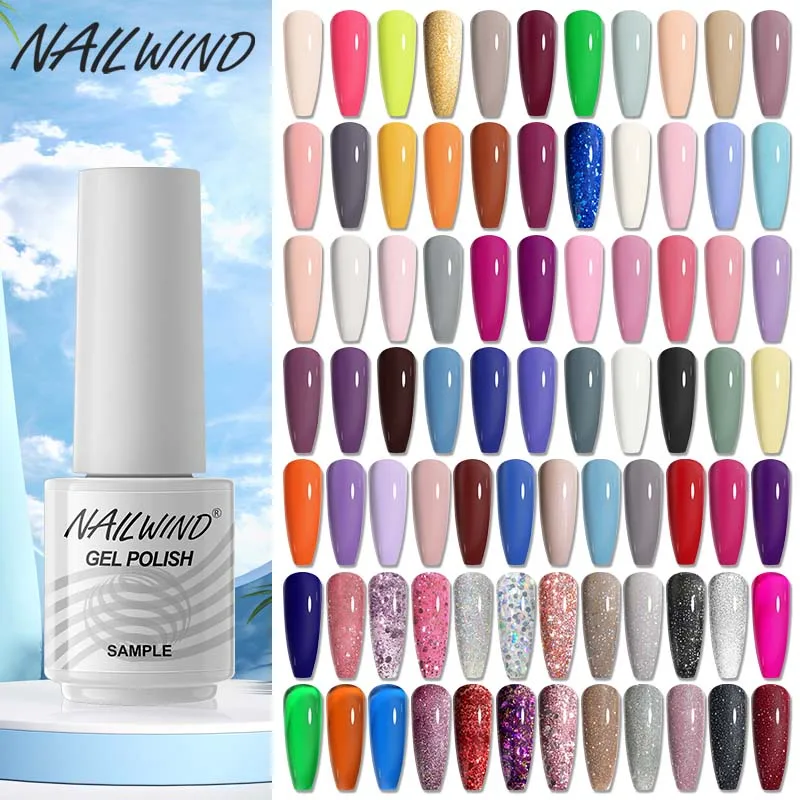 

NAILWIND 80 цветов УФ гель лак для ногтей светодиодсветодиодный ногти полуперманентный лак Гибридный маникюр