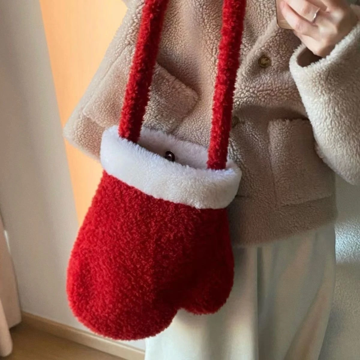 Рождественская новая сумка через плечо женская милая креативная дизайнерская на