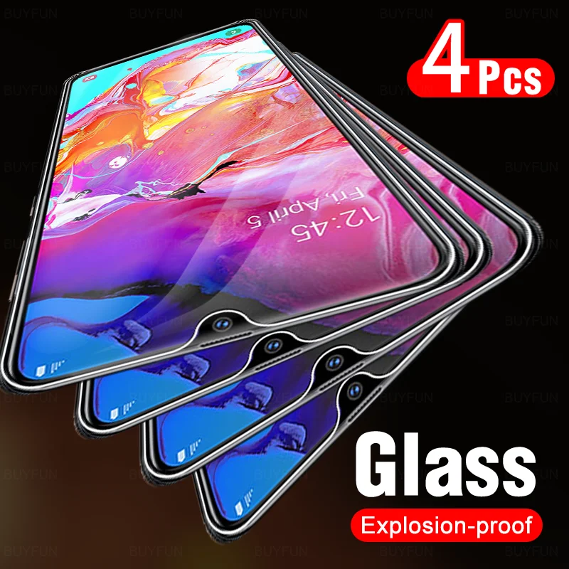 

4 шт., Защитное стекло для Samsung Galaxy A70 A70S A50 A50S A40 A40S A30 A30S A20 A20S A10 A10S M30 M30S