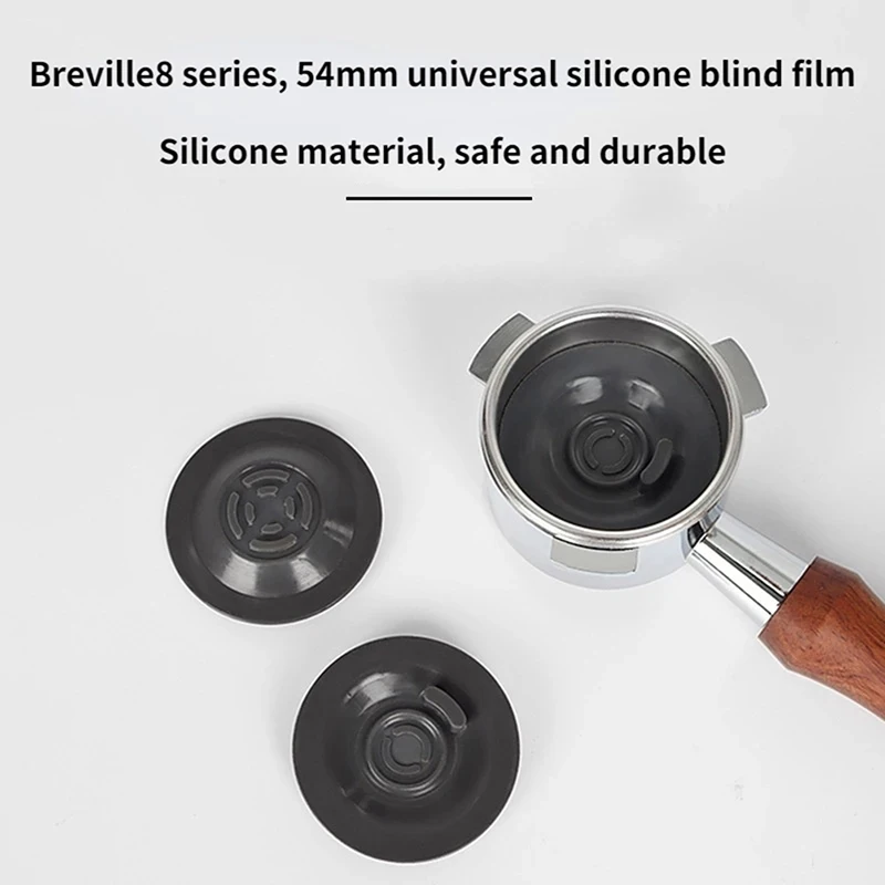 

1PCS Solis 54mm Coffee Machine Handle Recoil Cleaning Silicone Blind Piece