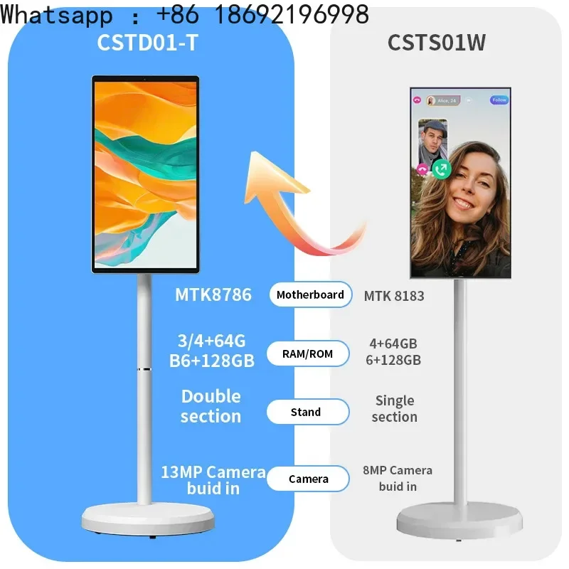 Фото Модный в 2026 году 21,5-дюймовый телевизор LG Stand By Me с сенсорным экраном In-cell, работающий от батареи, на базе Android 13, для спортзала, игр и прямых трансляций. №5