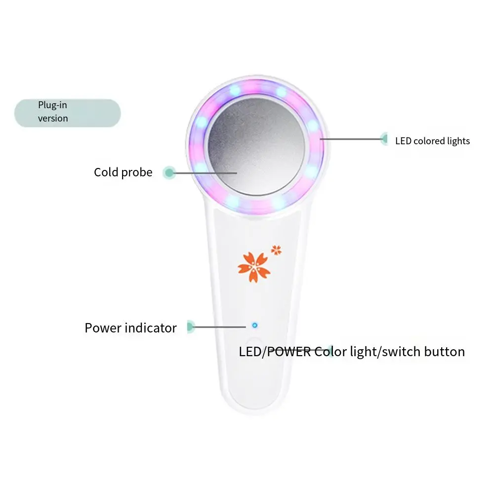 Перезаряжаемый фотонный косметический инструмент красный синий зеленый легкий