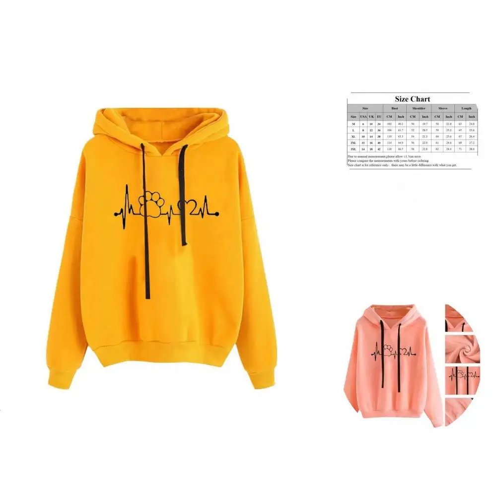 

Women Hoodie Casual Female Hooded Pure Color All Match Hoodie for Daily Wear Women Sweatshirt Pullover