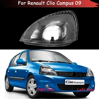 car headlight cover lens glass shell front headlamp case transparent lampshade auto light lamp for renault clio campus 2009