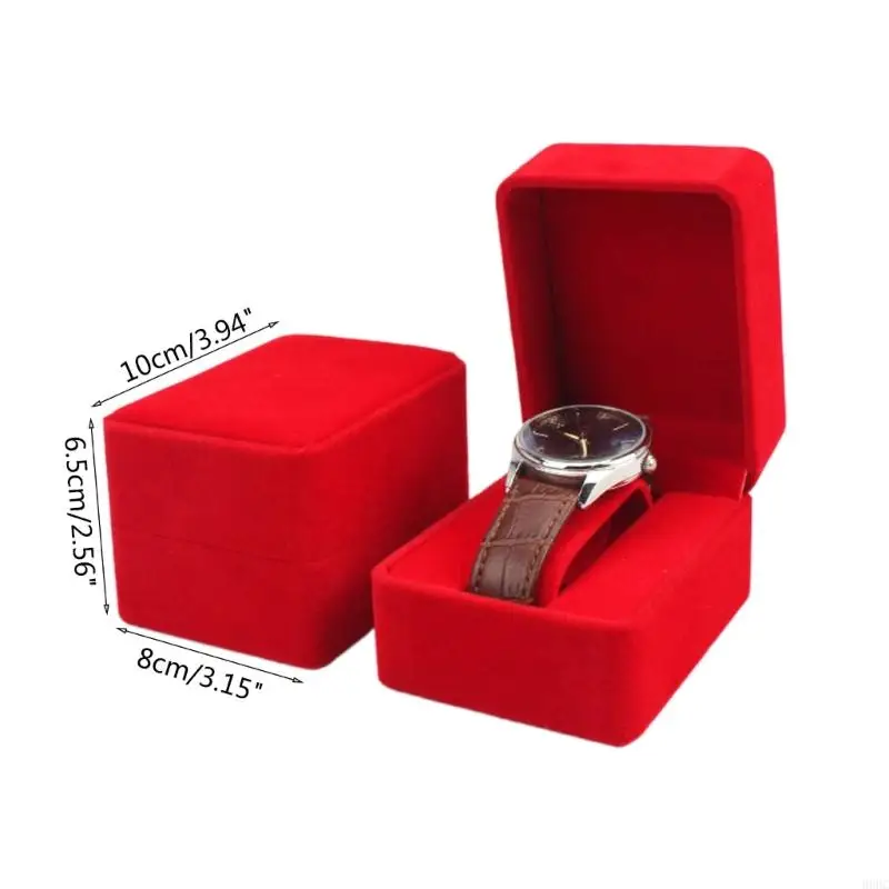 69HC Watch Heress Display Men Gift Box Короткая плюшевая держатель часов