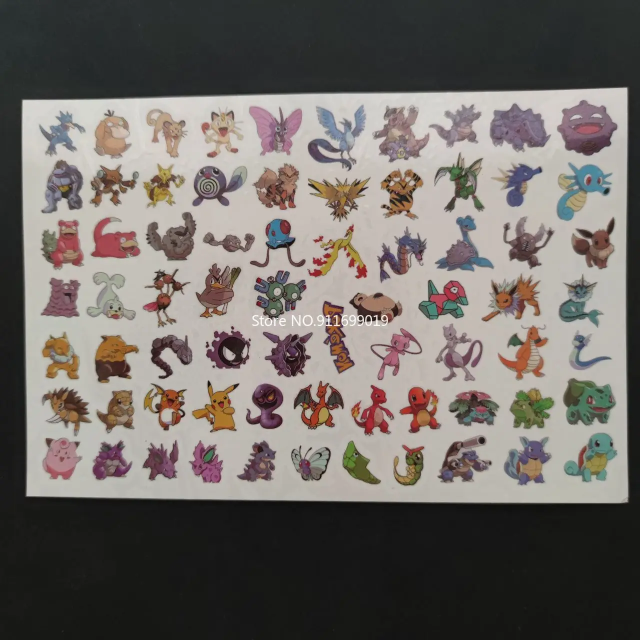 12 шт./компл. детские наклейки с татуировкой Покемон сделай сам для вечеринки