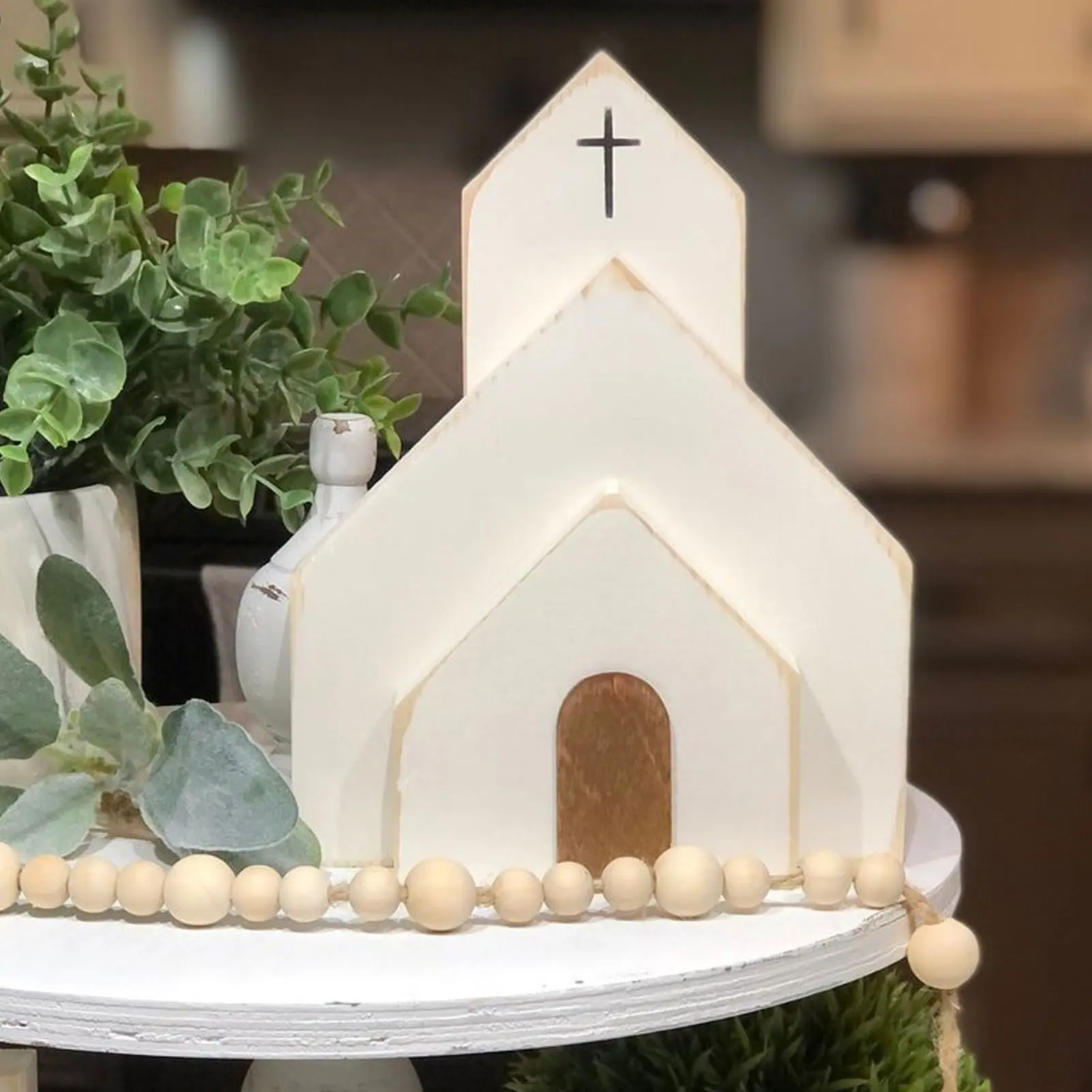 

2022 Jesus Tomb-Easter Bundle Kit Unique Wooden Easter Jesus Sign Decorations Farmhouse Rustic Tiered Tray Items Rustic Tiered