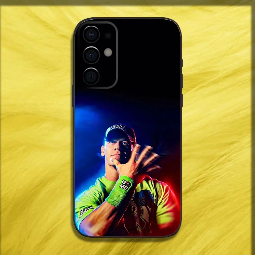 J-John Cena Wrestling Phone Case For Samsung S24 S21 S22 S23 S30 Ultra S20 Plus Fe Lite Note 10 9 5G Black Soft Cover