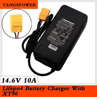 xt90 14 6v 10a charger for 12 6v 10a lifepo4 battery charger with xt90 charge dc adapter input 100 240v xt90 head