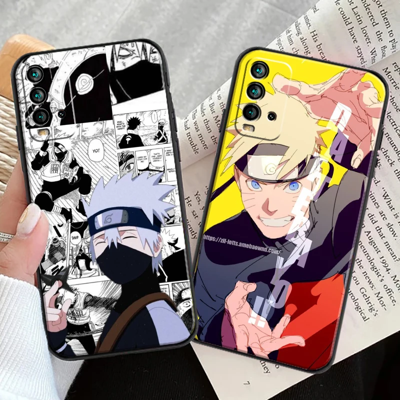 

Naruto Sasuke Cartoon Phone Cases For Xiaomi Redmi Note 10 10S 10 Pro POCO F3 GT X3 GT M3 Pro X3 NFC Back Cover Soft TPU
