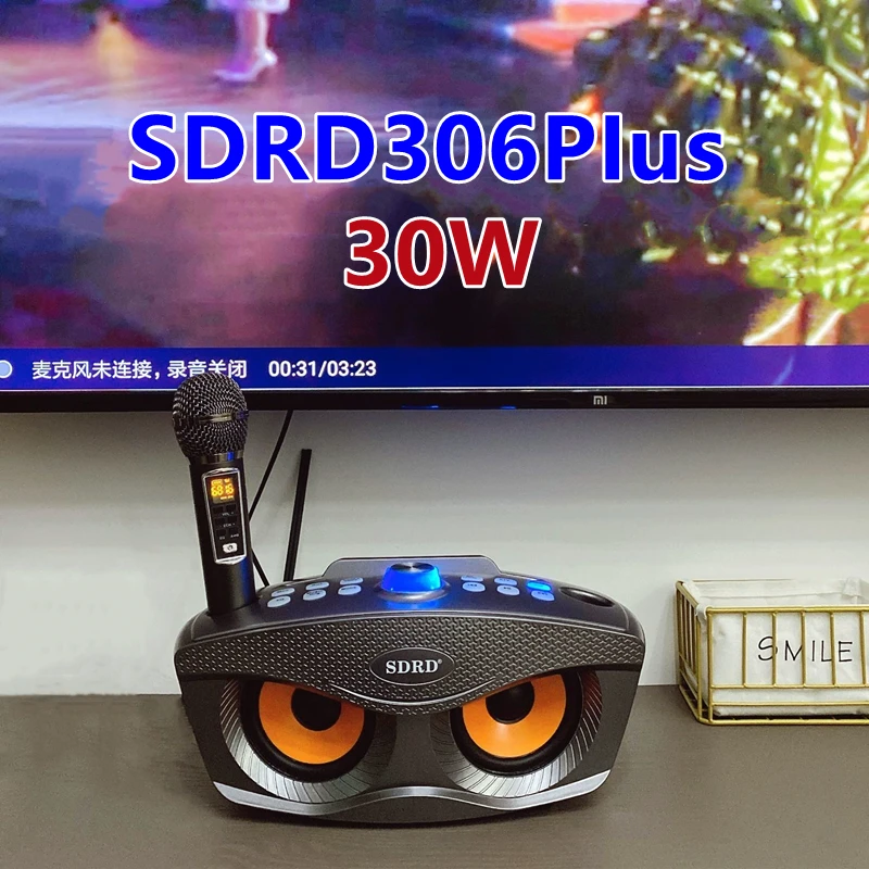 

Портативный Bluetooth-динамик SD306 Plus с двумя микрофонами