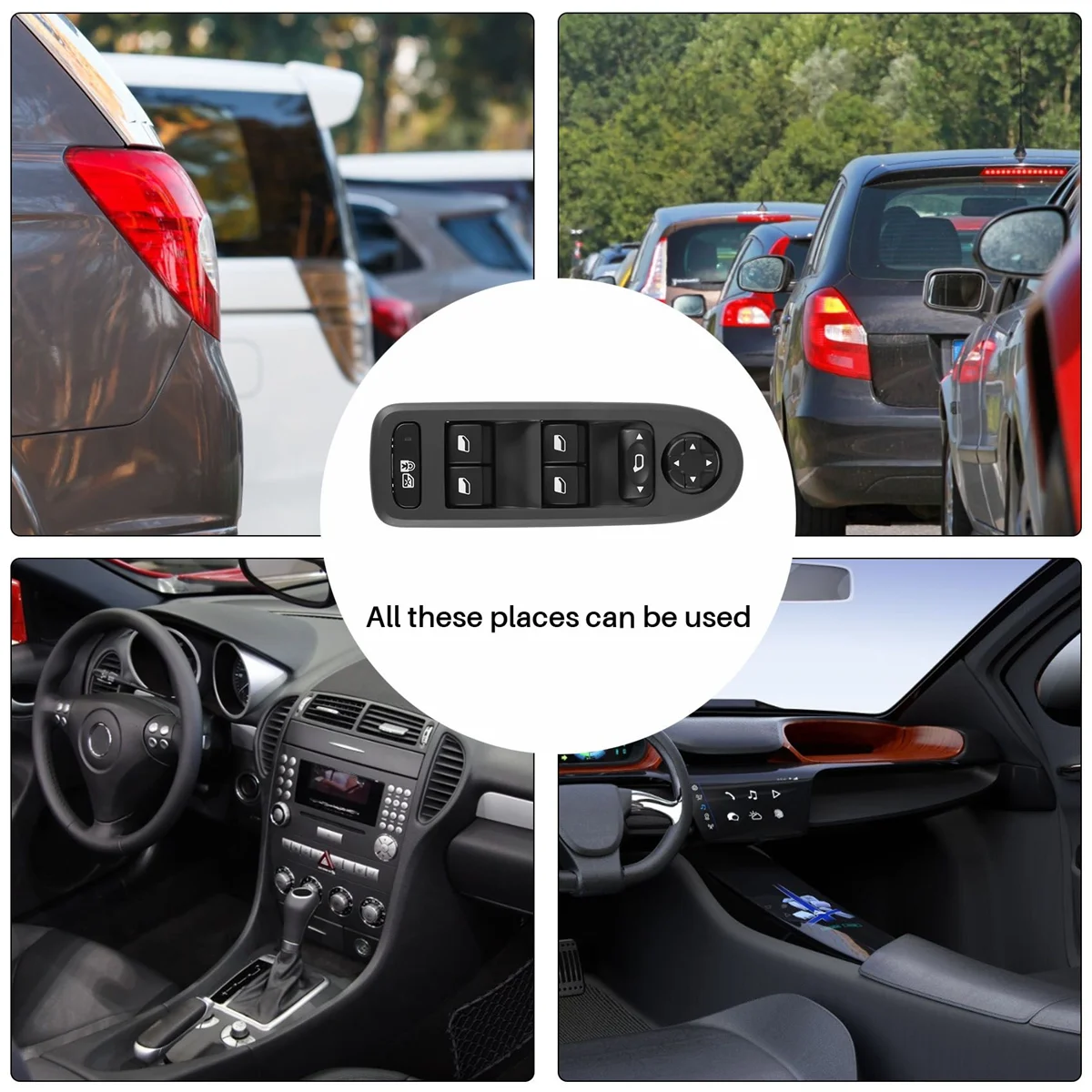 

For Peugeot 308/508/C5 5 Door Hatchback Wagon Master Window Switch 2008-2013 Power Window Switch 96644915