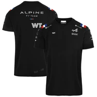2022 new summer f1 alpine team official website the same fans short sleeve gold classic can be customized for free
