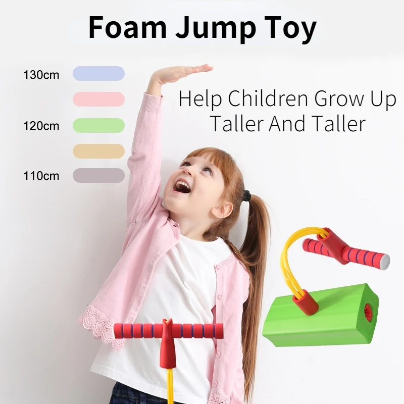 kids sports games toys foam pogo stick jumper indoor outdoor fun fitness equipment improve bounce sensory toys for boy girl gift free global shipping