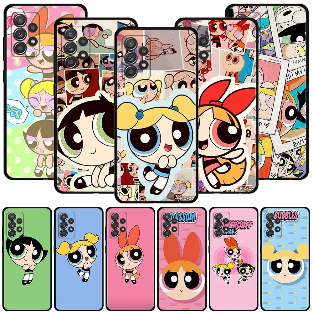 

Case For Samsung Galaxy A12 A52 A51 A32 A21s A71 A02s A32 A31 A72 A22 A11 A41 A42 A01 Powerpuff Girls Three Pretty Best Friend