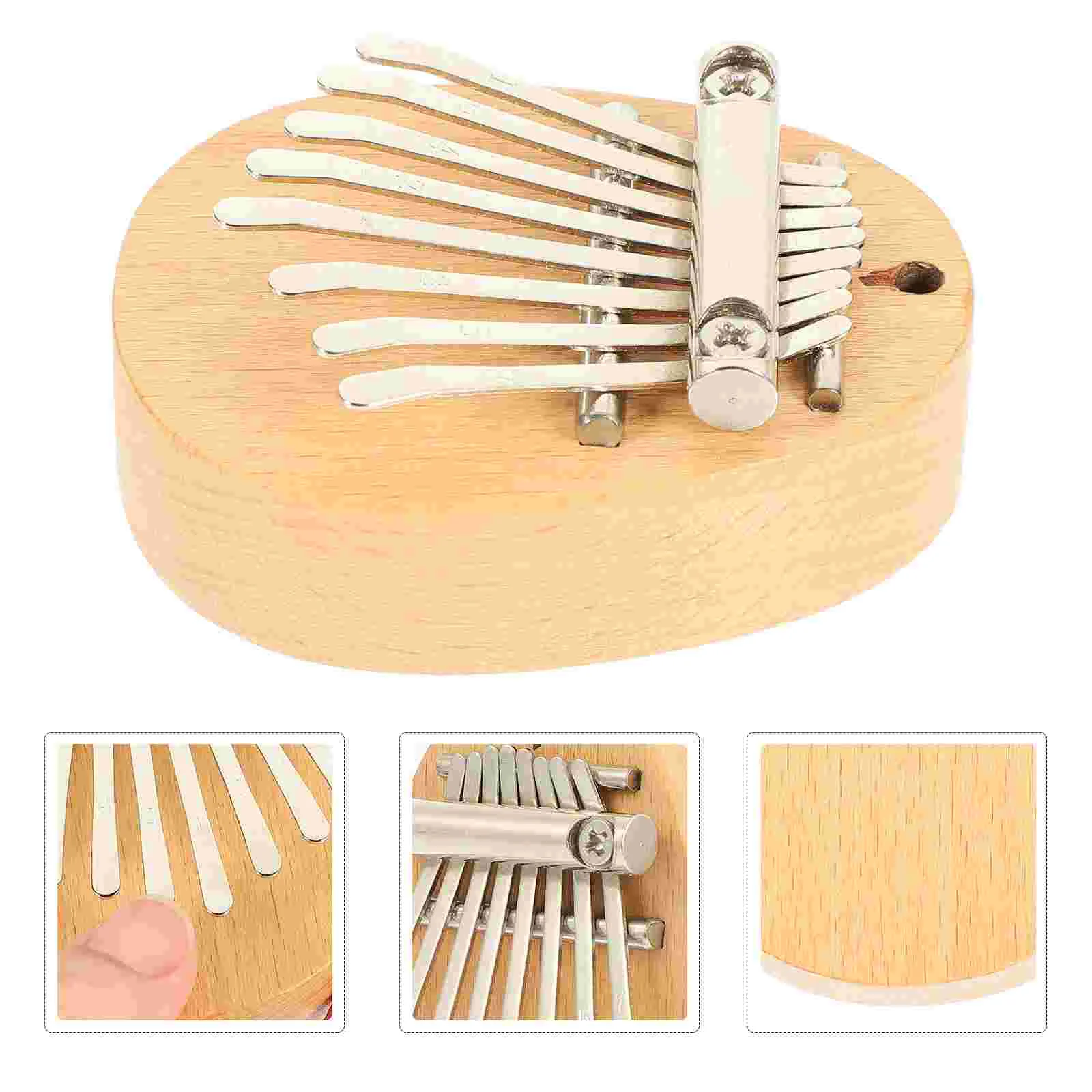 

Exquisite Miniature Eight-tone Fingertip Kalimba Small Kalimba Thumb Piano