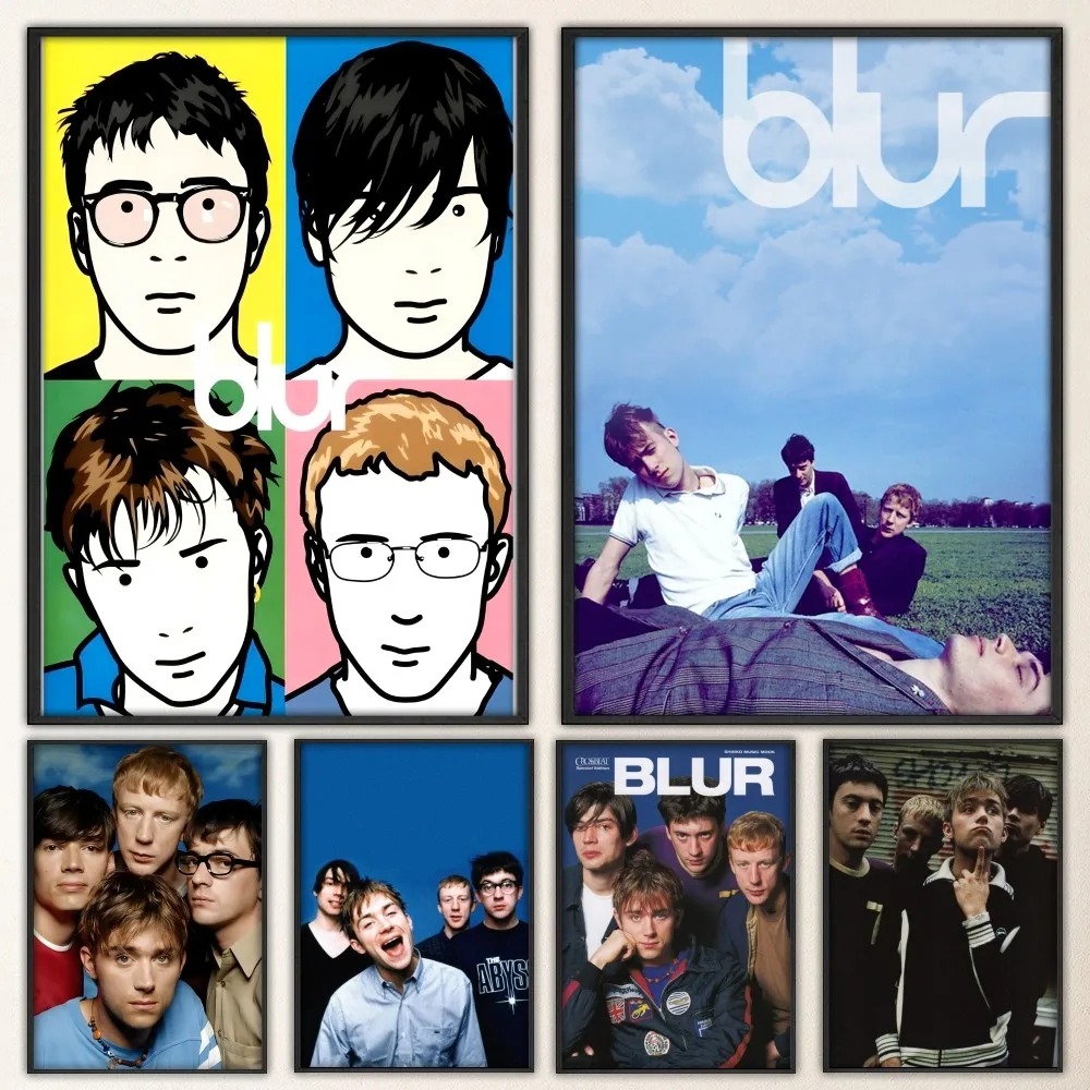 Размытый популярный постер рок-певицы печатный настенная живопись для спальни