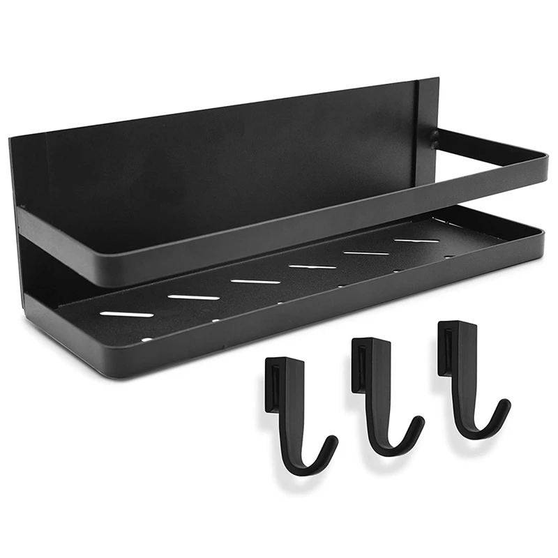 

Magnetic Spice Rack - Magnetic Spice Rack For Refrigerator.Space Saver Magnetic Shelf,Organizer For Spice Jars