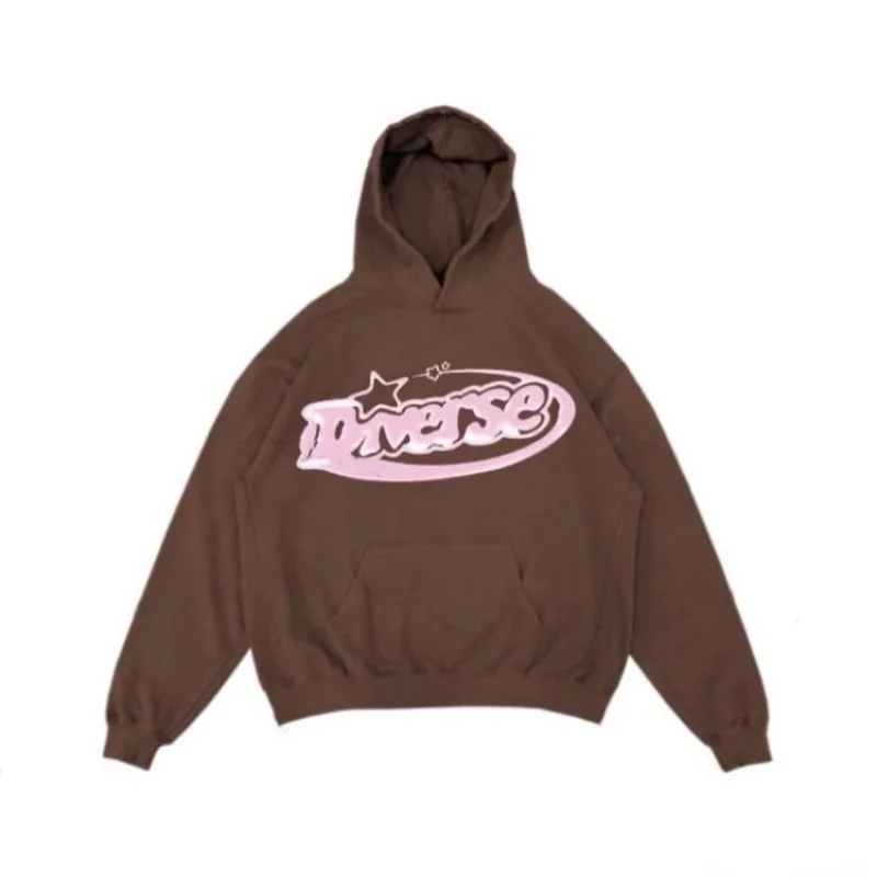 

Новинка 2023, американский свитер с надписью, толстовка, уличный свитер Y2K в стиле ретро, контрастный Готический тренд, Свободный Топ с капюшоном, пуловер, свитер