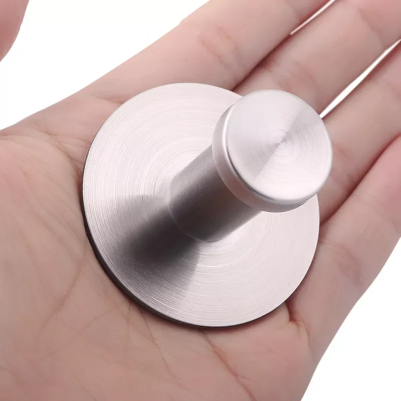

1pcs Heavy Duty Stainless Steel Hook Self Adhesive Hook Kitchen Bathroom Wall Door Hook Key Holder Rack Clothes Towel Hanger