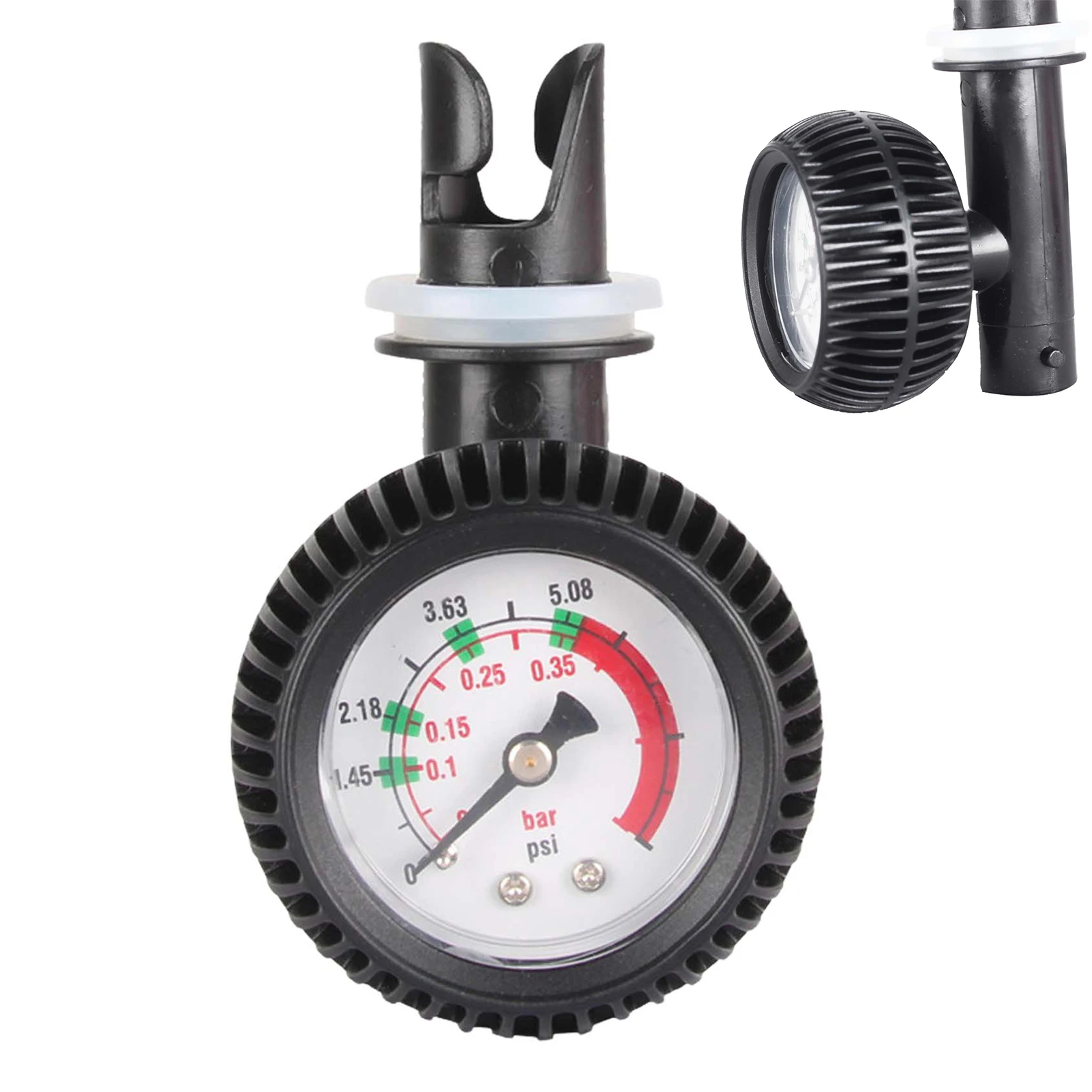 

Kayak Air Pressure Gauge 0-5PSI Air Pressure Gauge For Inflatable Kayak Boat Durable High Pressure Pump Barometer For Inflatable