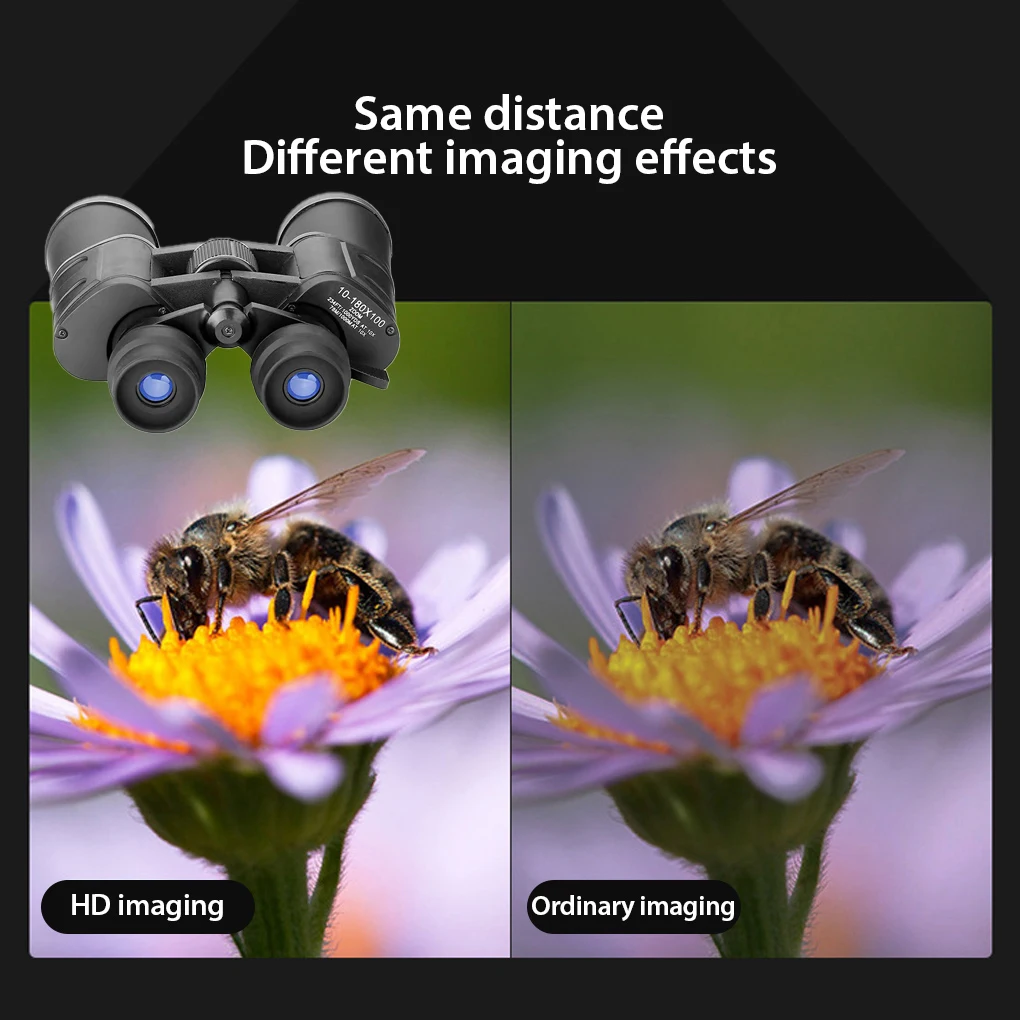 Бинокулярный телескоп 10-30X Открытый Портативный Регулируемый бинокль ночной вид