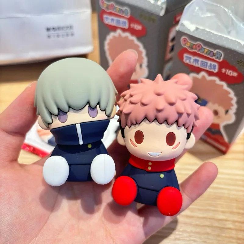 Фото Подлинная кукла Jujutsu Kaisen Blind Box Satoru Gojon Itadori Yuji Action Doll Fushiguro Megumi Kugisaki Nobara Doll Аниме Фигурка Игрушка №3