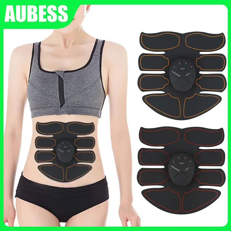 

Waist Abdominal Muscle Stimulator Electro Muscle Stimulation Body Slimming Massager EMS Fitness Trainer ABS Stimulator