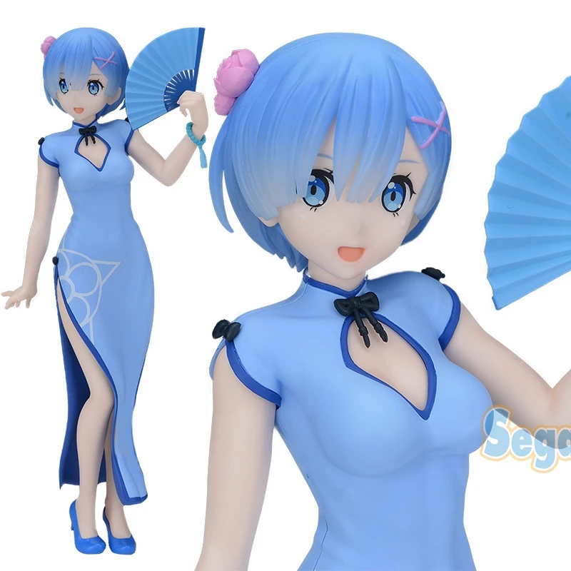 

Фигурка Rem Blue Cheongsam, фигурка из фильма «Re: жизнь в другом мире», 21 см