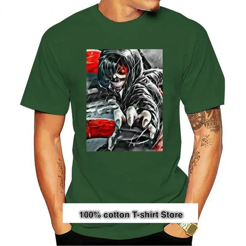 

Camiseta de Токийский Гуль Kaneki para hombre, camisa para mujer