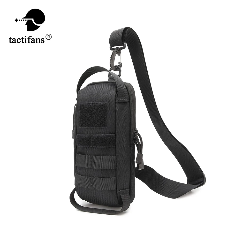 

Тактическая миниатюрная сумка-слинг через плечо, нагрудная сумка для повседневного использования, сумка для хранения инструментов, военный дорожный походный мешок для охоты