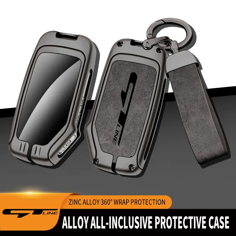 

3/4 Buttons Car Key Case Cover For KIA GT Line Forte Seltos K3 K5 Sportage Ceed Soul For Kia GT LINE Remote Control Protector