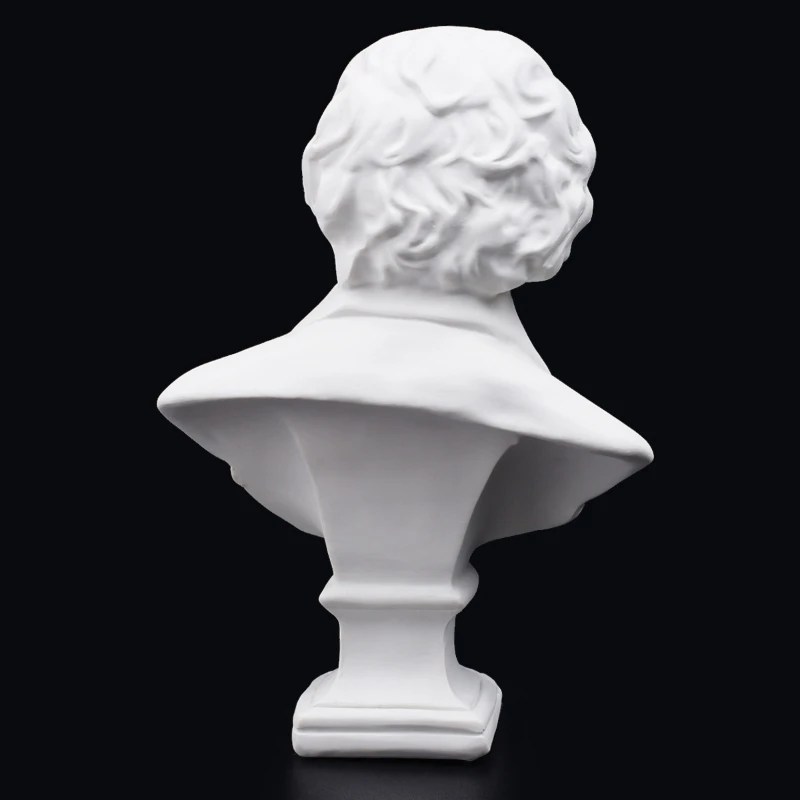 Полимерная Статуэтка BUF с орнаментом бюст в стиле Бетховена художественные
